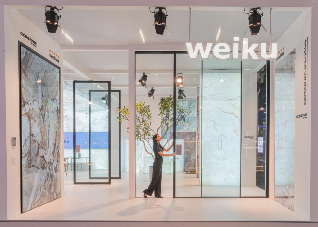 Inovação de alto luxo na Expo Revestir 2024: Weiku apresenta novidades em feira